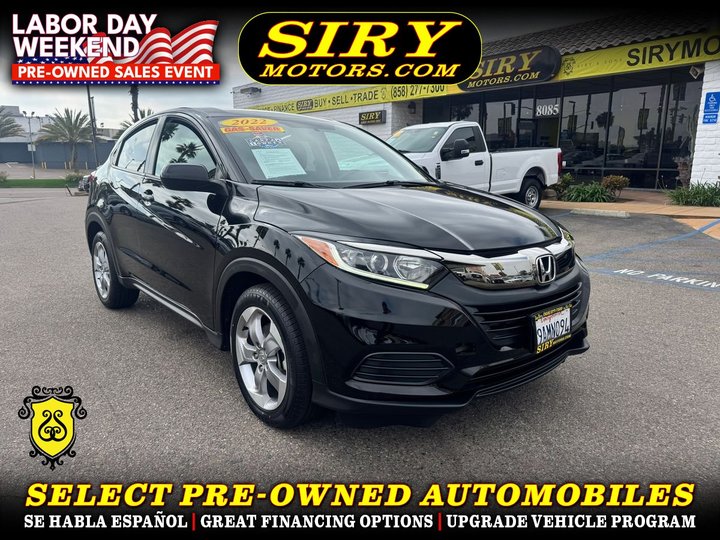 2022 HONDA HR-V for sale in CHULA VISTA