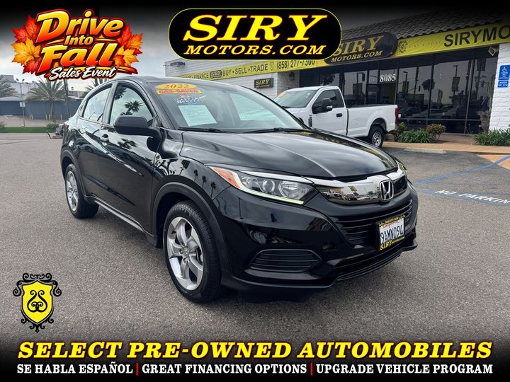 2022 HONDA HR-V for sale in CHULA VISTA