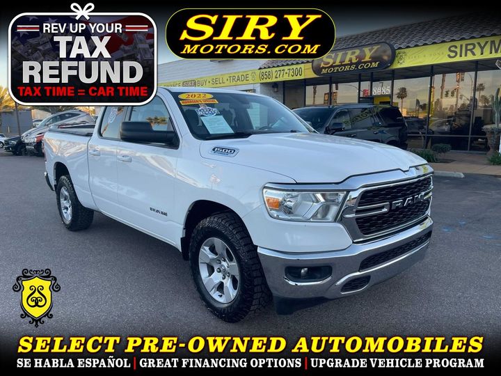 2022 RAM 1500 QUAD CAB for sale in SAN DIEGO