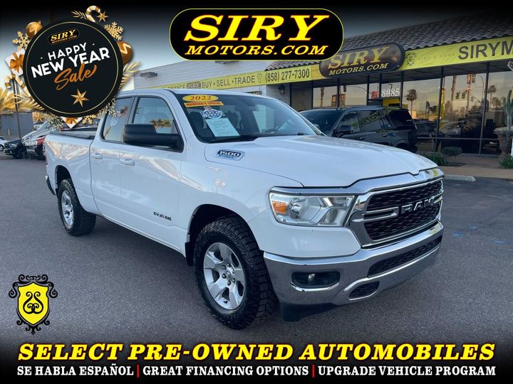 2022 RAM 1500 QUAD CAB for sale in SAN DIEGO