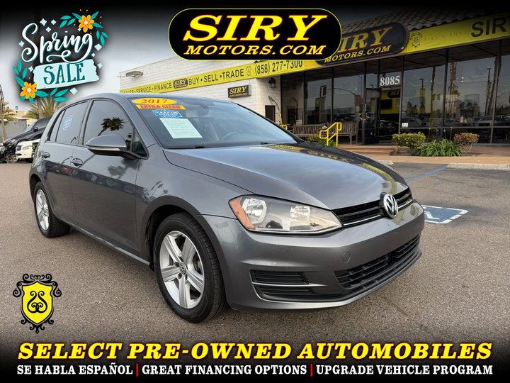 2017 VOLKSWAGEN GOLF for sale in CHULA VISTA