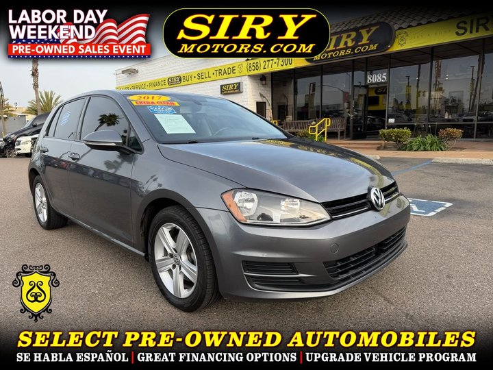2017 VOLKSWAGEN GOLF for sale in CHULA VISTA