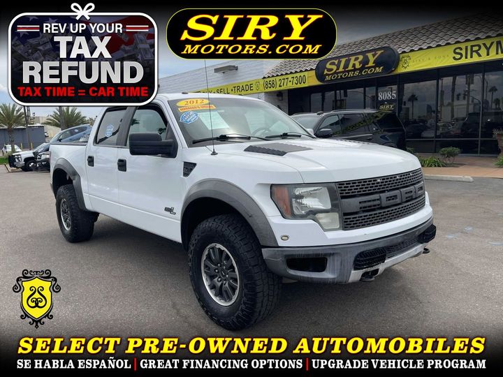 2012 FORD F150 SUPERCREW CAB for sale in CHULA VISTA