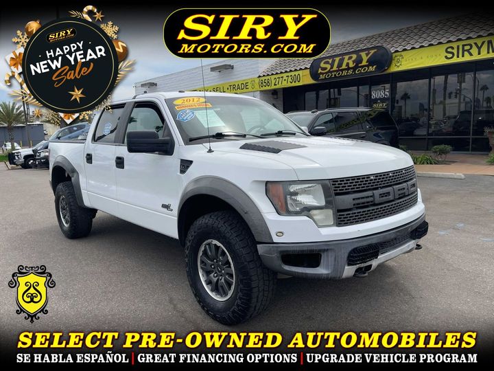 2012 FORD F150 SUPERCREW CAB for sale in CHULA VISTA