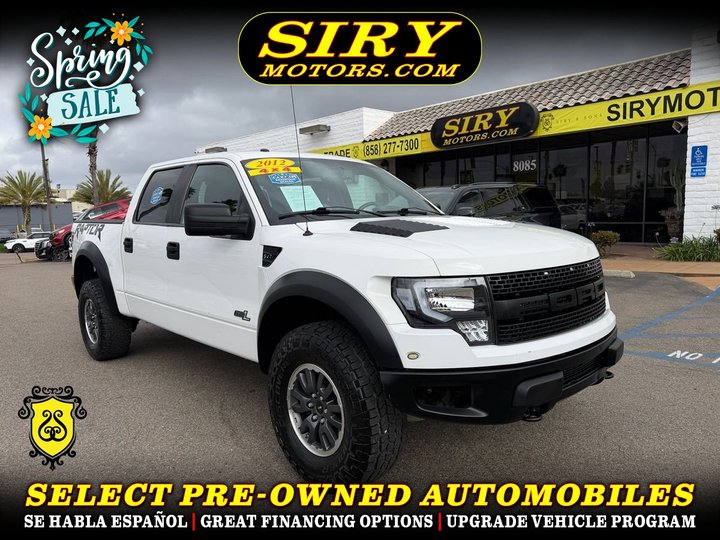 2012 FORD F150 SUPERCREW CAB for sale in SAN DIEGO