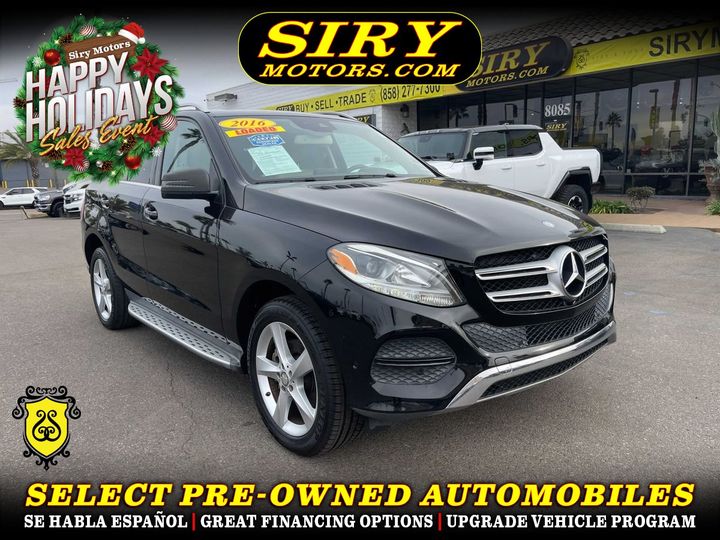 BLACK, 2016 MERCEDES-BENZ GLE Image 