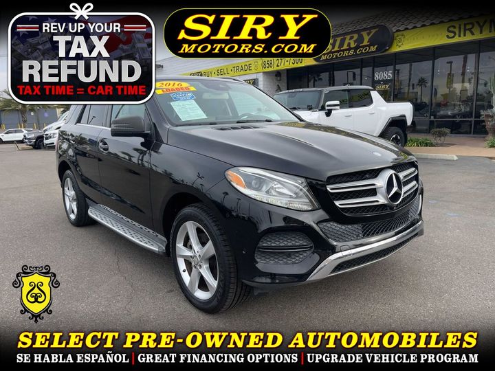 2016 MERCEDES-BENZ GLE for sale in SAN DIEGO