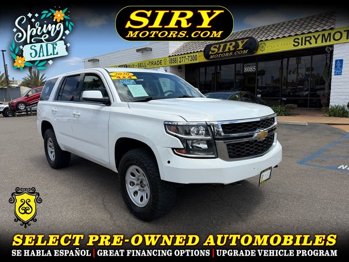 2020 CHEVROLET TAHOE for sale in SAN DIEGO
