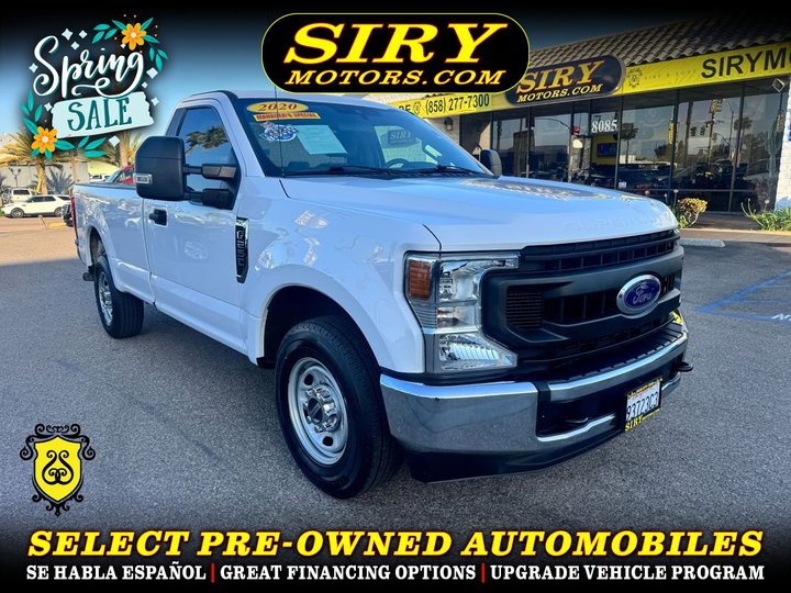 2020 FORD F250 SUPER DUTY REGULAR CAB for sale in SAN DIEGO