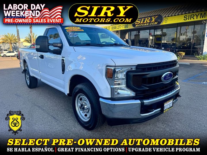 2020 FORD F250 SUPER DUTY REGULAR CAB for sale in CHULA VISTA