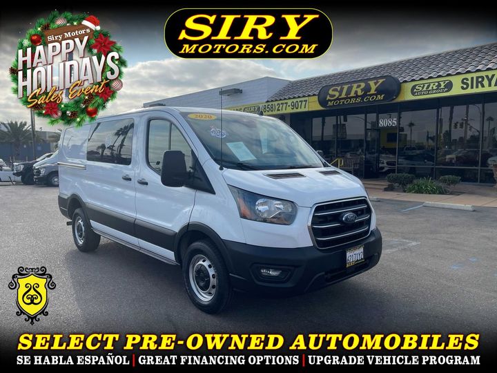 WHITE, 2020 FORD TRANSIT 250 CARGO VAN Image 