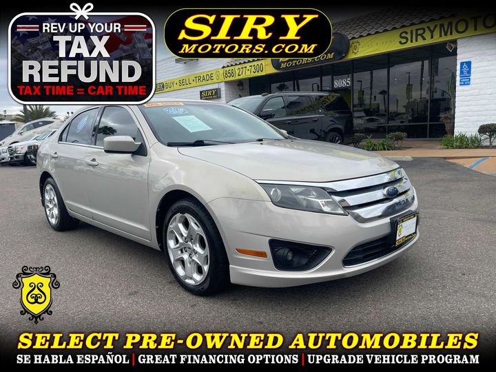 2010 FORD FUSION for sale in CHULA VISTA