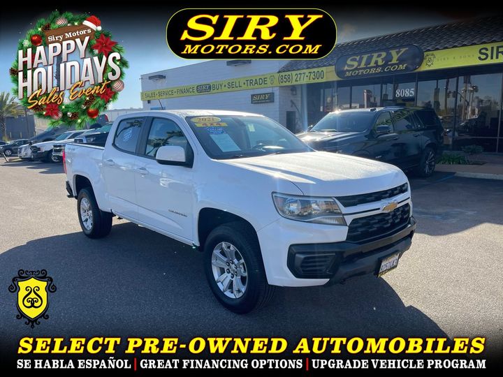WHITE, 2021 CHEVROLET COLORADO CREW CAB Image 