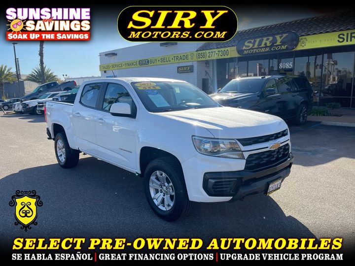 2021 CHEVROLET COLORADO CREW CAB for sale in CHULA VISTA