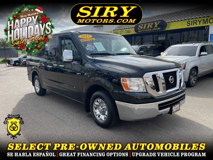 BLACK, 2018 NISSAN NV3500 HD PASSENGER Image 