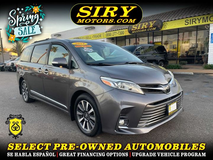 2019 TOYOTA SIENNA for sale in SAN DIEGO