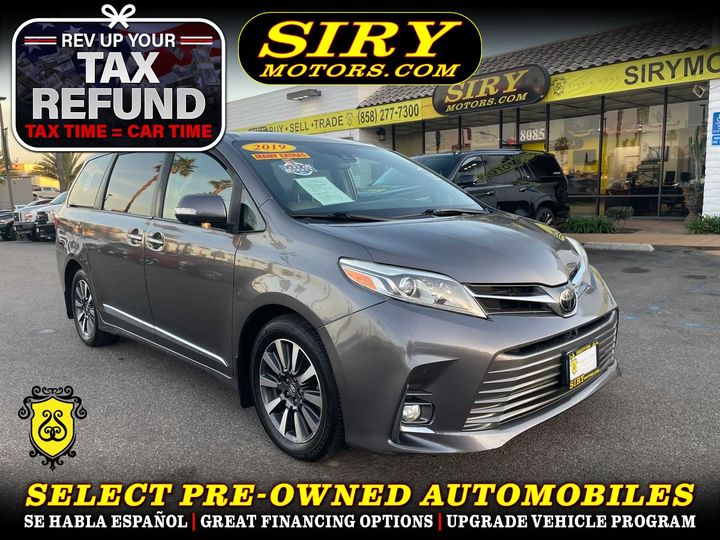 2019 TOYOTA SIENNA for sale in SAN DIEGO