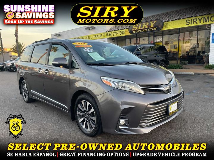 2019 TOYOTA SIENNA for sale in SAN DIEGO