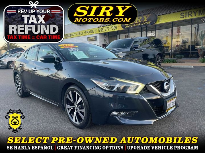 2016 NISSAN MAXIMA for sale in CHULA VISTA