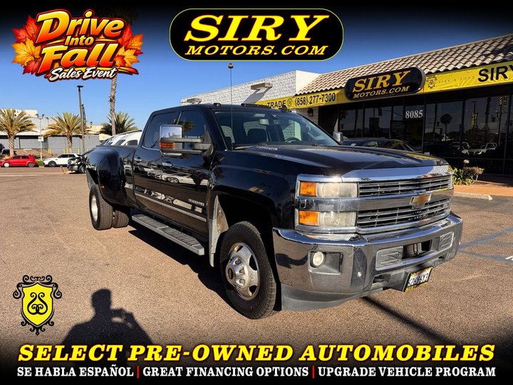 2015 CHEVROLET SILVERADO 3500 HD CREW CAB for sale in SAN DIEGO