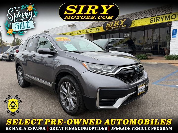 2021 HONDA CR-V HYBRID for sale in SAN DIEGO