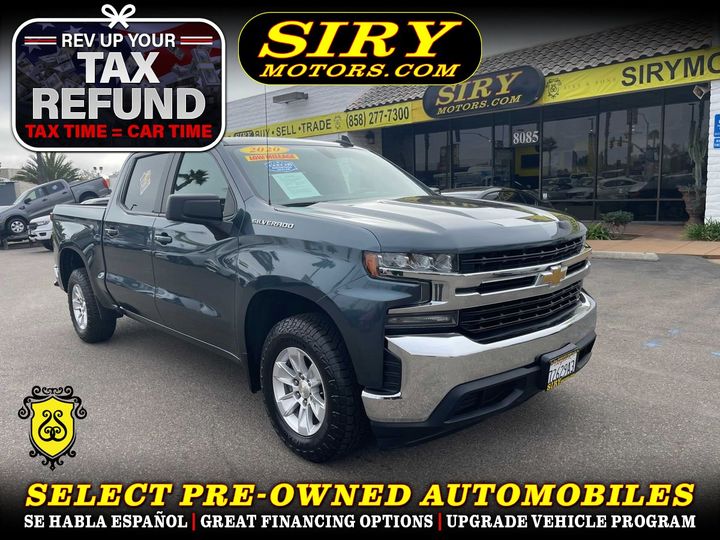 2020 CHEVROLET SILVERADO 1500 CREW CAB for sale in CHULA VISTA