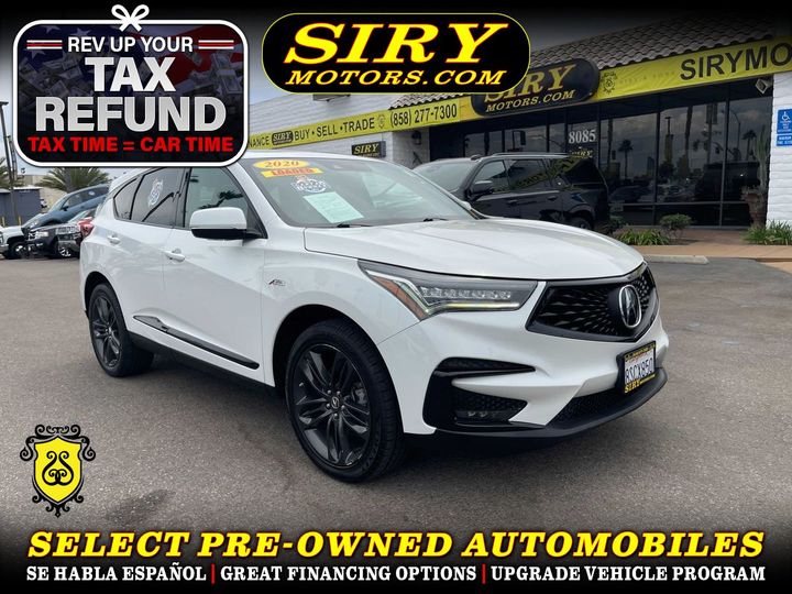 2020 ACURA RDX for sale in CHULA VISTA