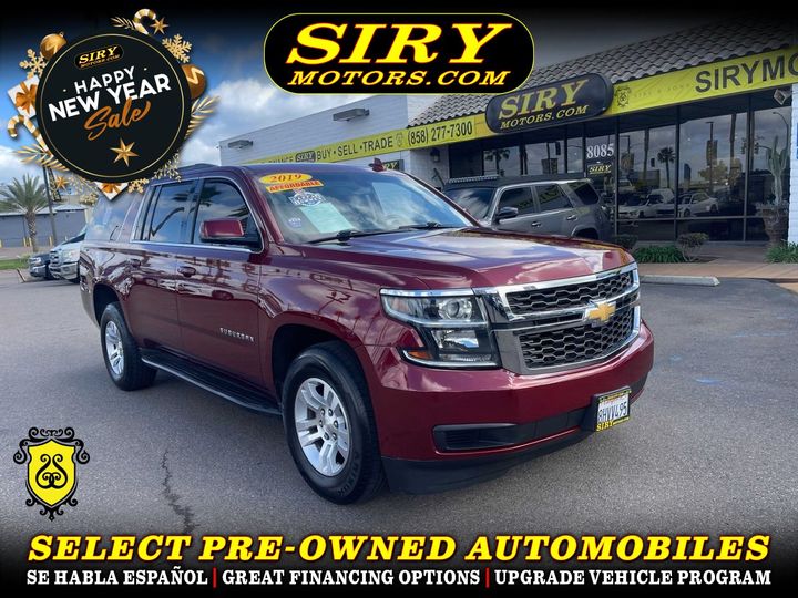 2019 CHEVROLET SUBURBAN for sale in SAN DIEGO