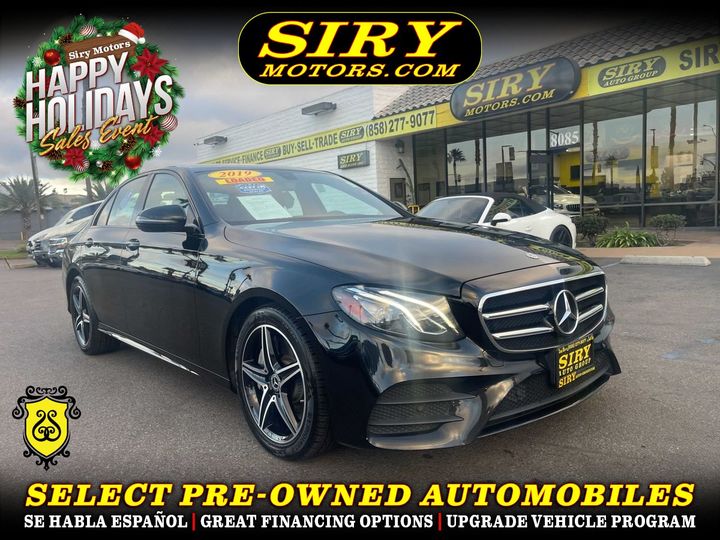 BLACK, 2019 MERCEDES-BENZ E-CLASS Image 