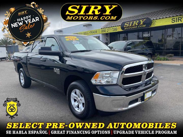 BLACK, 2023 RAM 1500 CLASSIC CREW CAB Image 