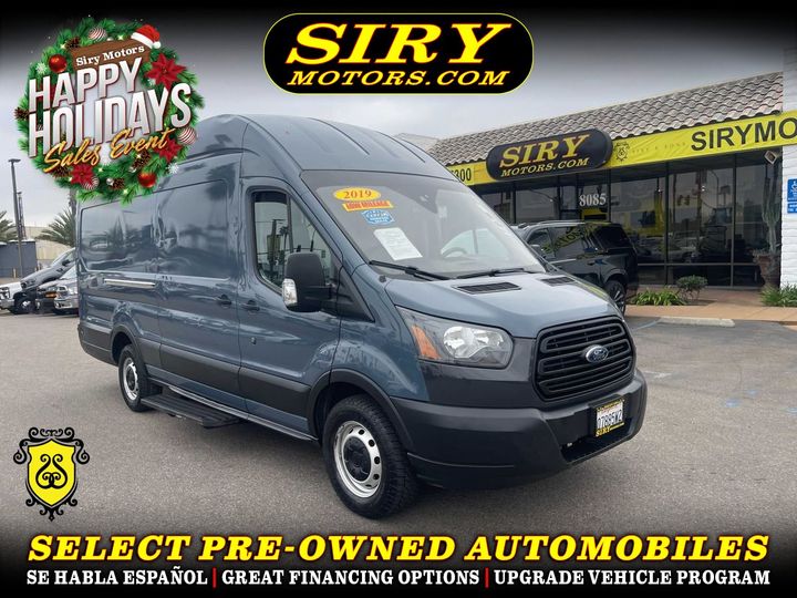 BLUE, 2019 FORD TRANSIT 250 VAN Image 