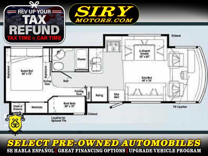 2009 ITASCA SUNSTAR 32K for sale in CHULA VISTA