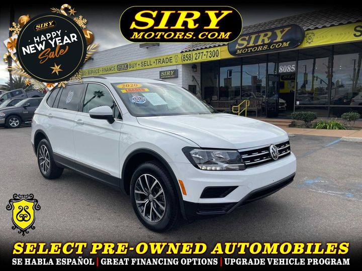 2020 VOLKSWAGEN TIGUAN for sale in CHULA VISTA