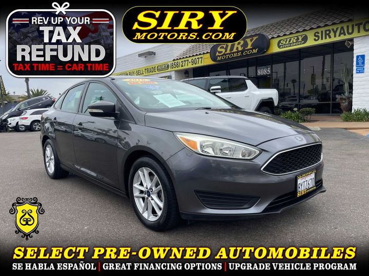 2016 FORD FOCUS for sale in CHULA VISTA