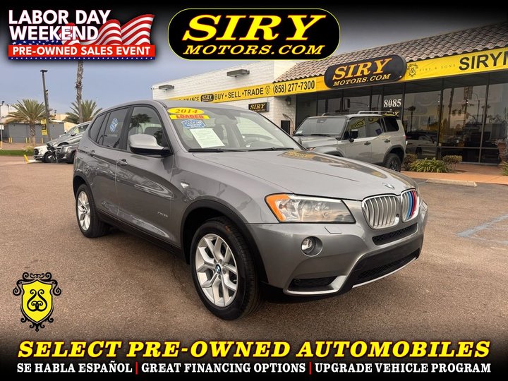 2014 BMW X3 for sale in SAN DIEGO