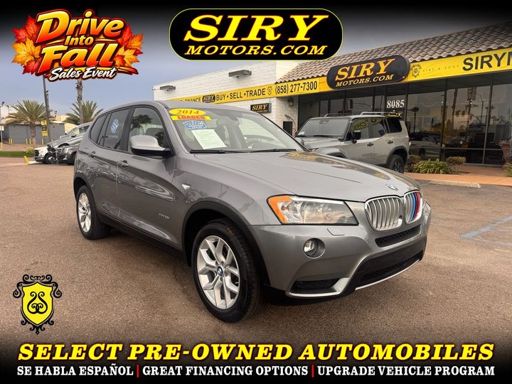 2014 BMW X3 for sale in CHULA VISTA