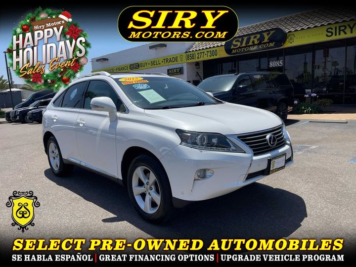 WHITE, 2015 LEXUS RX Image 