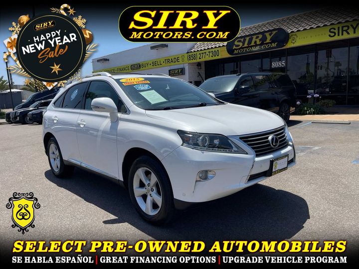 WHITE, 2015 LEXUS RX Image 