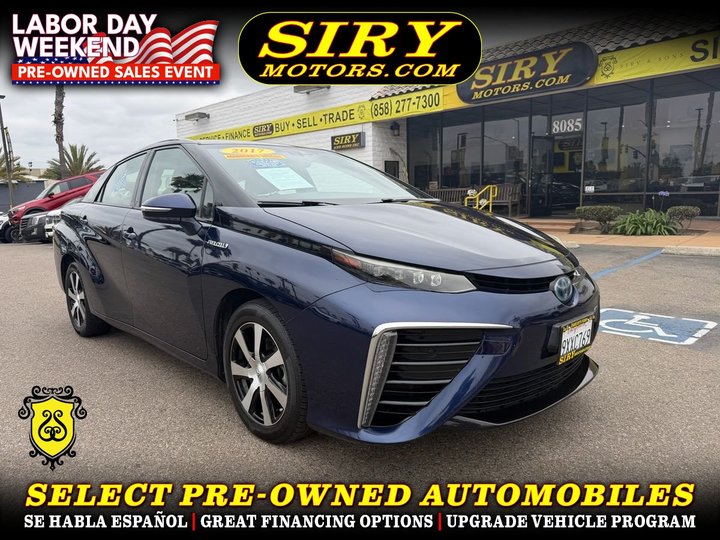 2017 TOYOTA MIRAI for sale in SAN DIEGO