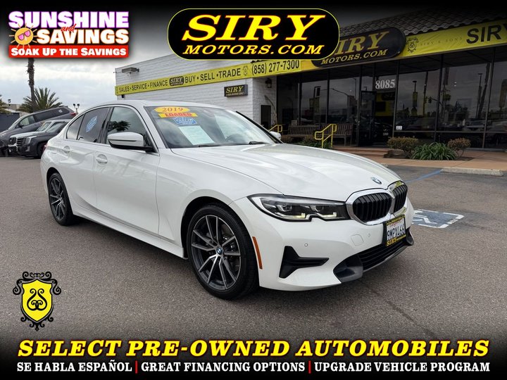 2019 BMW 3 SERIES for sale in SAN DIEGO