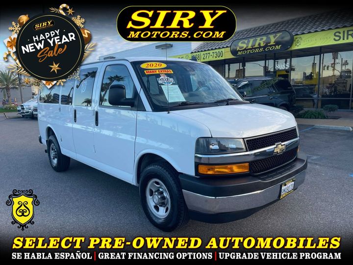WHITE, 2020 CHEVROLET EXPRESS 2500 PASSENGER Image 