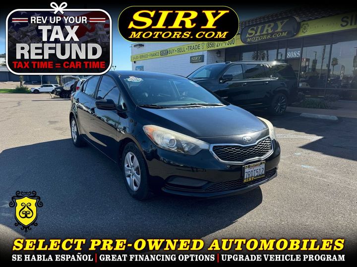 2016 KIA FORTE for sale in SAN DIEGO