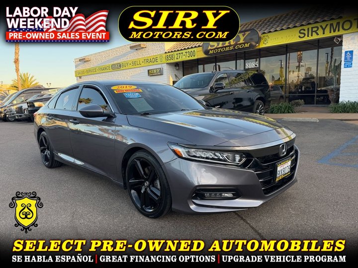 2019 HONDA ACCORD for sale in SAN DIEGO
