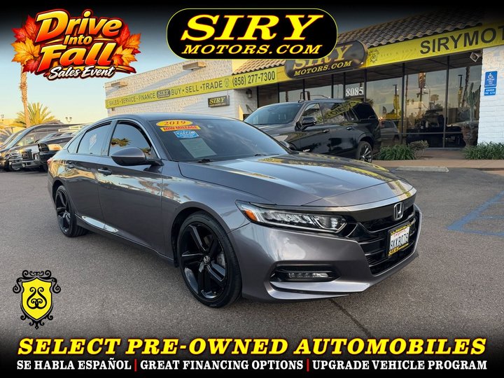 2019 HONDA ACCORD for sale in SAN DIEGO