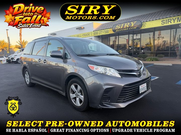 2018 TOYOTA SIENNA for sale in SAN DIEGO