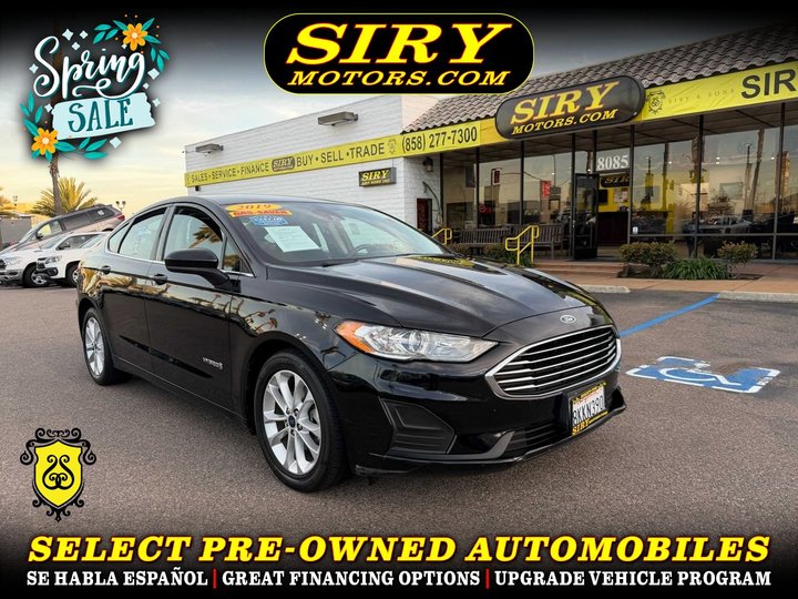 2019 FORD FUSION for sale in CHULA VISTA