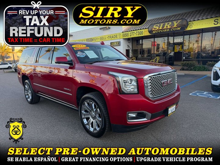 2015 GMC YUKON XL for sale in SAN DIEGO