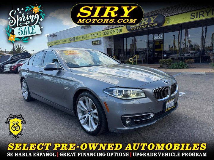 2016 BMW 5 SERIES for sale in SAN DIEGO