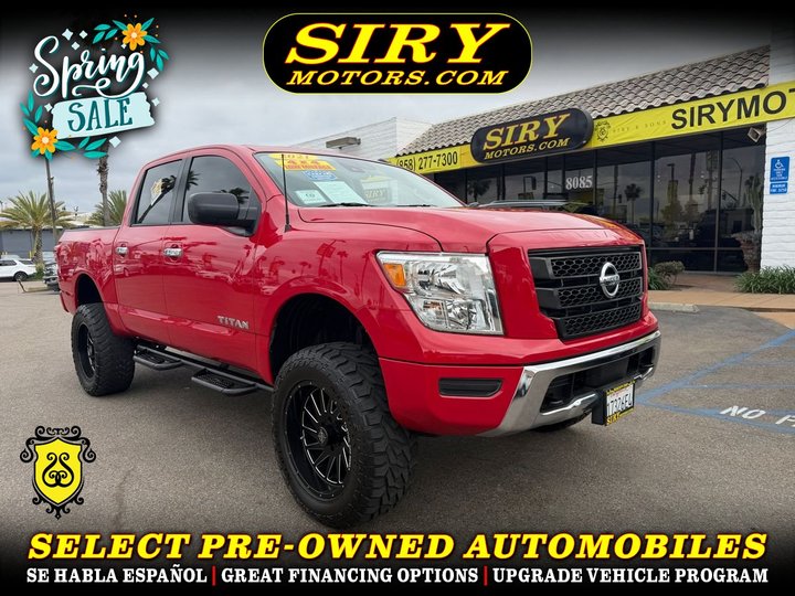 2021 NISSAN TITAN CREW CAB for sale in SAN DIEGO