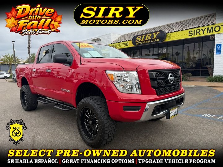 2021 NISSAN TITAN CREW CAB for sale in CHULA VISTA